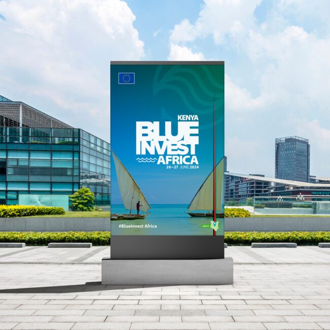 Billboard BlueInvest Africa Kenya Mockup